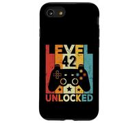 Level 42 Unlocked Gaming Controller 42nd Birthday Men Women Case for iPhone SE (2020) / 7/8