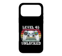 Level 45 Unlocked Funny 45th Birthday Gamer Vintage Retro Case for iPhone 17 Pro Max