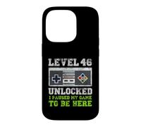 Level 46 Unlocked I Paused My Game To Be Here Retro Gamer Case for iPhone 14 Pro
