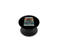 Level 50 Unlocked Funny 50 Year Old Gamer 50th Birthday PopSockets Adhesive PopGrip