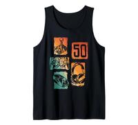 Level 50 Unlocked Gamer 50th Birthday Gaming Men Women Tank Top