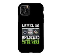 Level 50 Unlocked I Paused My Game To Be Here Retro Gamer Case for iPhone 11 Pro