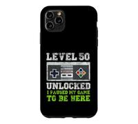 Level 50 Unlocked I Paused My Game To Be Here Retro Gamer Case for iPhone 11 Pro Max