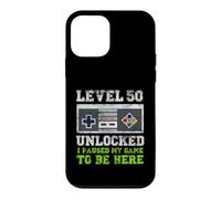 Level 50 Unlocked I Paused My Game To Be Here Retro Gamer Case for iPhone 12 mini