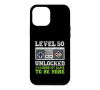 Level 50 Unlocked I Paused My Game To Be Here Retro Gamer Case for iPhone 12 Pro Max