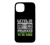Level 50 Unlocked I Paused My Game To Be Here Retro Gamer Case for iPhone 13