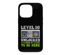 Level 50 Unlocked I Paused My Game To Be Here Retro Gamer Case for iPhone 13 Pro