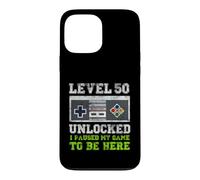 Level 50 Unlocked I Paused My Game To Be Here Retro Gamer Case for iPhone 13 Pro Max