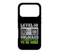 Level 50 Unlocked I Paused My Game To Be Here Retro Gamer Case for iPhone 17 Pro