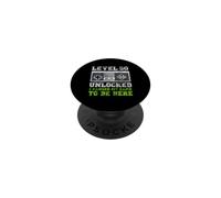 Level 50 Unlocked I Paused My Game To Be Here Retro Gamer PopSockets Adhesive PopGrip