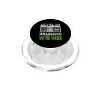 Level 50 Unlocked I Paused My Game To Be Here Retro Gamer PopSockets PopGrip for MagSafe