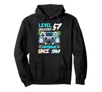 Level 57 Unlocked awesome since 1969 57th birthday men gamer Pullover Hoodie
