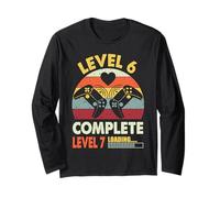 Level 6 Complete Level 7 Loading 6th Wedding Anniversary Long Sleeve T-Shirt