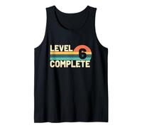 Level 6 Complete, Six Years 6th Wedding Anniversary Couple Tank Top