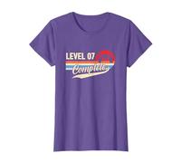 Level 7 Complete 7th Wedding Anniversary For Him Her Funny T-Shirt