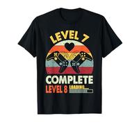Level 7 Complete Level 8 Loading 7th Wedding Anniversary T-Shirt