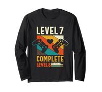 Level 7 Complete Vintage Retro 7th Wedding Anniversary Long Sleeve T-Shirt