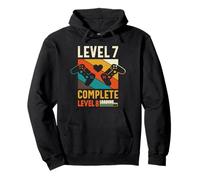 Level 7 Complete Vintage Retro 7th Wedding Anniversary Pullover Hoodie