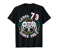 Level 73 Unlocked Awesome Since 1952 Gamer 73rd Birthday Tee T-Shirt