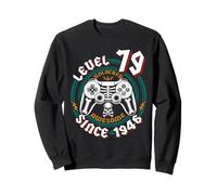 Level 79 Unlocked Awesome Since 1946, Gamer 79th Birthday Sweatshirt