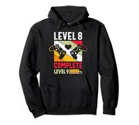 Level 8 Complete 8 Anniversary Funny 8th Wedding Anniversary Pullover Hoodie