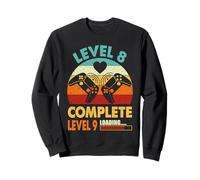 Level 8 Complete 8 Anniversary Funny 8th Wedding Anniversary Sweatshirt