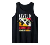 Level 8 Complete 8 Anniversary Funny 8th Wedding Anniversary Tank Top