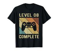 Level 8 Complete - 8th Wedding Anniversary for Husband Wife T-Shirt