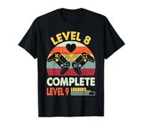 Level 8 Complete Level 9 Loading 8th Wedding Anniversary T-Shirt