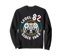 Level 82 Unlocked Awesome Since 1943 Gamer 82nd Birthday Tee Sweatshirt