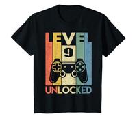 Level 9 Unlocked Video Game 9th Birthday Boy Girl Gift T-Shirt