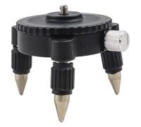 Level Adapter 360 Rotary Base Tripod Bracket 1/4 to 5/8 Thread | This 360-degree rotating adapter allows precise alignment for line levels on standard tripods.