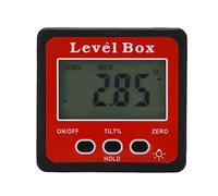 Level Box Digital Angle Finder with LCD Display, Magnetic Portable Protractor Inclinometer for Woodworking, Construction, Machinery
