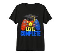 Level Complete Brick Builder Graduating Graduate Graduation Premium T-Shirt