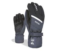 Level Evolution Gore-Tex Men's Ski Gloves with Adjustable Cuff and Strap, Winter Protective, Waterproof and Breathable, Thermal Snow Gloves for Cold Season, 1 Pair