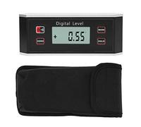 Level Inclinometer Digital Display Strip Type High Accuracy Magnetic ABS Plastic Angle Protractor for Construction Engineering Carpentry Metalworking Woodworking