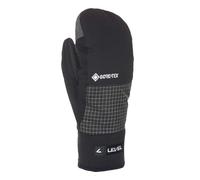 Level Matrix GTX Ski & Snowboard Mittens - Gore-Tex Waterproof, Griptex Palm, Under-Cuff Neoprene Gauntlet w/Puller, Fiberfill + Fleece, Warmth Index 3000 - Black, 9 - L