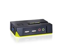 Level One 2-Port 2USB KVM with Audio Bl, KVM-0221