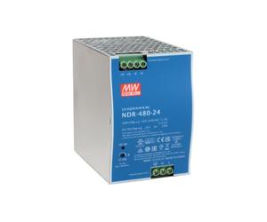 Level One 24V DC Industrial Power Supply, 480W, DIN-Rail,-20 ~ +70 ℃