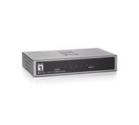 Level One FEU-0511 4-Port Fast Ethernet Switch with 100BaseFX SC Port