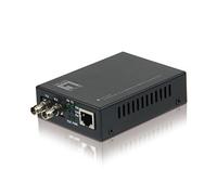 LevelOne RJ45 to ST Fast Ethernet Media Converter. Multi-Mode Fiber. 2