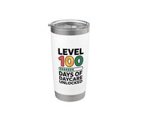 Level One Hundred Days of Daycare Unlocked, Pre K Teaching Stainless Steel Insulated Tumbler