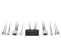 Level One USB Cable KVM 2 Ports with Audio