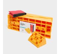 Level Pair Deluxe With Chocks - Orange, Orange One Size