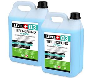 LEVEL PLUS 03 Deep Primer LF Profi 10 L, Primer for Absorbent Surfaces, Deep Primer Concentrate 1:1, Adhesive Primer Under Liquid Film, Adhesives, Cement Mortar