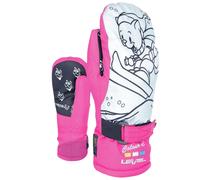 Level Pop-Art children's winter ski gloves for colouring 146