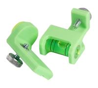 Level Positioner for Compound Bows, Clamp on Tuning Tool | ABS Construction, Light Green Finish, Easy Reading, Suits Stabiliser Rods, Workbench Setup and Tool Bag Storage