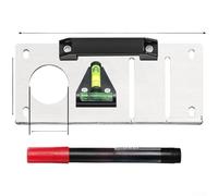 Level Ruler Marker, Electrical Plumbing 86-Type Box Positioning Tool Socket Layout Line Locator For Electrician Installation(D)