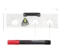 Level Ruler Marker, Electrical Plumbing 86-Type Box Positioning Tool Socket Layout Line Locator For Electrician Installation(B)