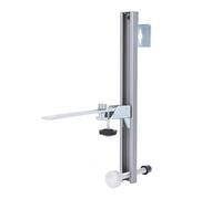 Level Tool Wall Mount Bracket | Aluminum Alloy Adjustable Holder with Bubble Level | 1 / 4in 20 & 5 / 8in 11 Thread Adapter | Wall Mount for Tiling/Fixtures/Construction